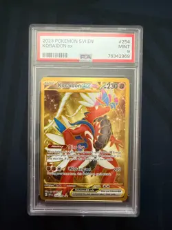 Koraidon ex 254/198 Hyper Rare Scarlet & Violet 2023 Pokemon Card PSA 9 - Image 1