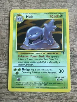 Pokemon TCG Muk Legendary Collection Holo Card 16/110 Rare - Image 1