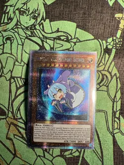 Nibiru, The Primal Being Waifu YuGiOh Prisma Foil Rare God Story Doujin Card - Image 1
