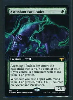Ascendant Packleader - Extended Art - Magic MTG 2021 Crimson Vow - NM/M - Image 1