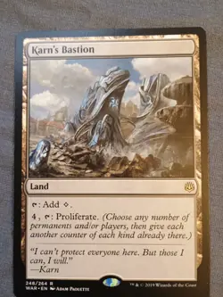 Karn's Bastion R War of the Spark 248 NM MTG - Image 1