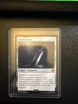 MTG - FINAL FANTASY - Buster Sword Non Foil - M/NM Pack Fresh! - Image 1