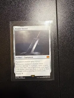 MTG - FINAL FANTASY - Buster Sword Non Foil - M/NM Pack Fresh! - Image 3