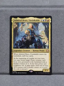 Admiral Brass, Unsinkable Commander: the Lost Caverns of Ixalan Regular - Image 1
