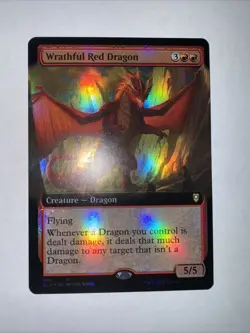 Wrathful Red Dragon (Extended Art) Commander Legends: Battle Baldur's Gate Foil - Image 2