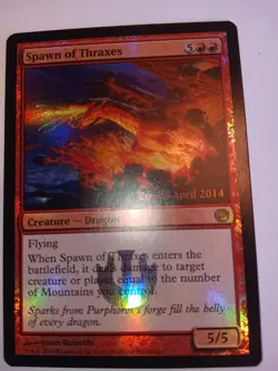 MTG Bling - Pre-Release Foil - Spawn of Thraxes - Journey Into Nyx -G187 - Image 1