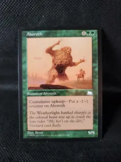 Aboroth Weatherlight NM Magic The Gathering Reserved List See Detailed Pics - Image 1