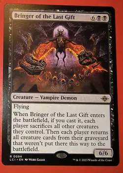 MTG Lost Caverns of Ixalan Bringer of the Last Gift #0094 Vampire Demon - Image 1