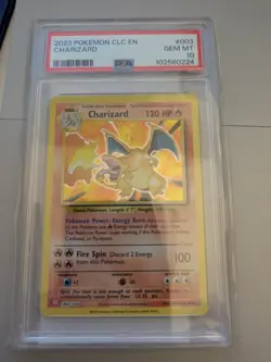 2023 Pokemon CLC EN Charizard PSA 10 - Image 1