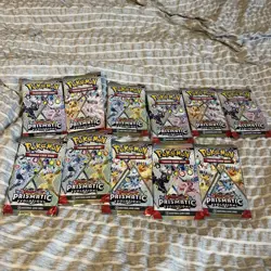 Pokemon TCG Prismatic Evolutions Booster Pack X11 New/Sealed - Image 1