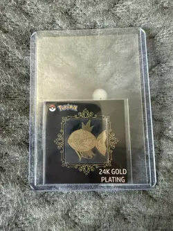 Magikarp - 24k Gold Plated Sticker - Pokemon Striking Popping Candy [Korean] - Image 1