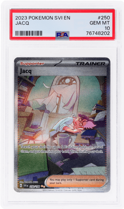 2023 Pokemon Scarlet and Violet Jacq Special Illustration Rare #250 PSA 10 - Image 1