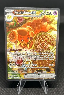 Pokemon Dachsbun EX 169/142 Stellar Crown Special Illustration NM Condition - Image 1