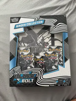 Pokemon TCG Scarlet & Violet Black Bolt Binder Collection Box - Image 1