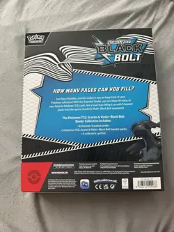 Pokemon TCG Scarlet & Violet Black Bolt Binder Collection Box - Image 2