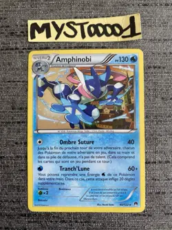 Carte Pokemon Amphinobi 40/122 Rare Rupture Turbo Francais Occasion - Image 1
