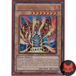 Yugioh Lava Golem SDMA-EN014 Ultra Rare LP - Image 1