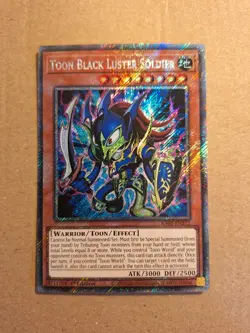 ☆ Toon Black Luster Soldier - RA03-EN272 Platinum Secret Rare 1st YuGiOh ☆ - Image 1