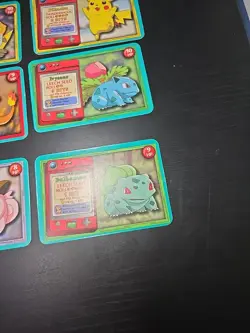 Pokemon JR Adventure Game Cards Eevee Pikachu Raichu Squirtle Bulbasaur Vintage - Image 5