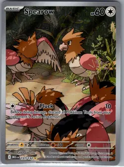 Spearow 151/132 ME01: Mega Evolution - Pokemon Card - NM - Image 1