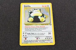 Pokemon TCG Cards SNORLAX HOLO 11/64 JUNGLE SET Ex Excellent - Image 1