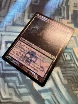 MTG Foil Leechridden Swamp EX/LP Shadowmoor - Image 4