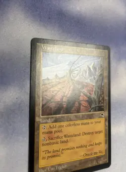 MTG Wasteland Tempest Magic The Gathering Light Play LP - Image 3