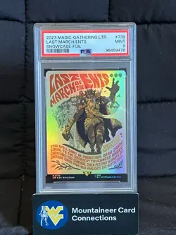 2023 MTG TALES OF MIDDLE-EARTH SHOWCASE-FOIL #739 LAST MARCH OF THE ENTS PSA 9 - Image 2