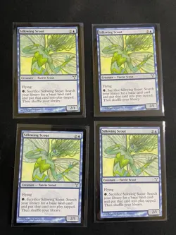MtG X4 Silkwing Scout Dissension Magic The Gathering (Faerie) (Scout) - Image 1