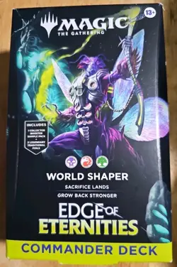 Magic the Gathering Edge of Eternities Commander Deck World Shaper, New Sealed - Image 1