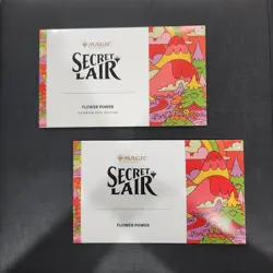 MTG Secret Lair Chaos Vault Flower Power Foil AND Non-Foil Set Sealed - Image 1