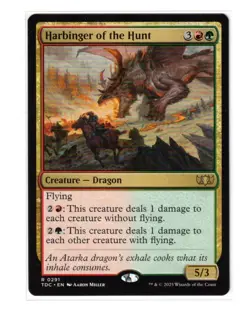 MTG - NM - Harbinger of the Hunt - Commander: Tarkir: Dragonstorm 291 - Image 1