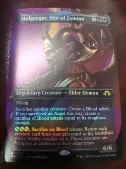 Shilgengar, Sire of Famine (Borderless) Modern Horizons 3 Foil - Image 1