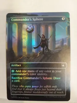 Commander's Sphere (Borderless) Commander Masters Foil - Image 1