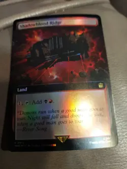 Shadowblood Ridge (Extended Art) Universes Beyond: Doctor Who Foil - Image 1