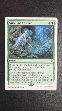 Once Upon a Time (White Border) Mystery Booster 2 Regular - Image 1