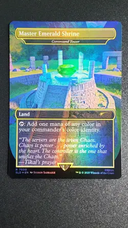 Master Emerald Shrine - Command Tower (7030) (Rainbow Foil) Secret Lair Drop... - Image 1