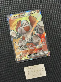 Pokemon Destined Rivals - Regirock Ex - 214/182 - Full Art Rare - M/NM - Image 3
