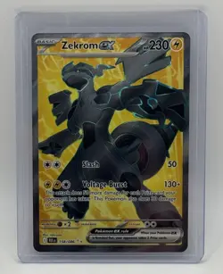 Zekrom ex 158/086 Black Bolt Pokemon Double Rare Full Art NM/M - Image 1