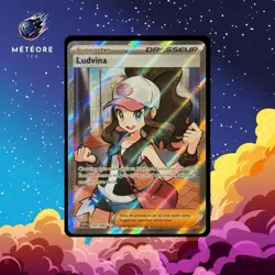 Carte Pokemon Ludvina 164/086 Full Art Dresseur EV10.5 Flamme Blanche FR Neuve - Image 1