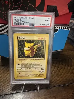 1999 Pokemon League Promo #1 - "Ivy" Pikachu - MINT - PSA 9! - Image 1