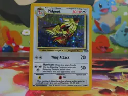 Pidgeot 08/64 Jungle Holo Rare Pokemon Card 1999 WOTC LP Lightly Played - Image 1