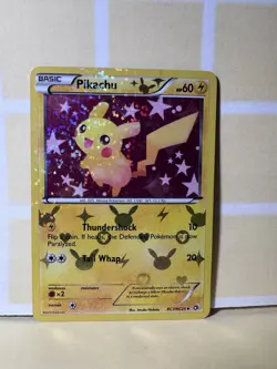 Pokemon Pikachu RC7/RC25 Legendary Treasures Radiant Collection Holo - Image 1