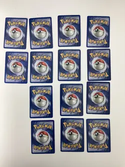 Fossil Base Set Card Lot - 14 Cards - Varying Condition - Non Holo - 1999 - Image 2