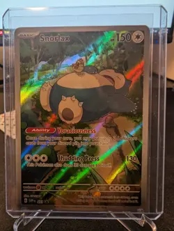 Pokemon Card TCG - Snorlax SVP 051 Scarlet & Violet 151 Black Star Promo NM - Image 1
