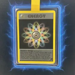 🔥 Rainbow Energy 80/82 🔥 Non Holo Rare Team Rocket Set Pokemon Card WOTC TCG - Image 3