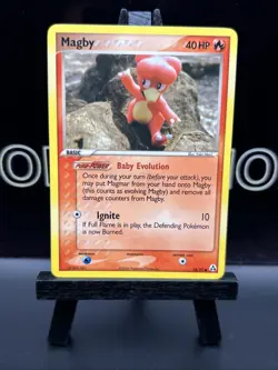 Magby 58/92 2006 EX Legend Maker Pokemon Card TCG Yuka Morii Art Common - NM - Image 2