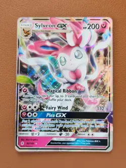 Sylveon GX 92/145 - Guardians Rising Ultra Rare 2017 - Pokemon TCG Card LP FA - Image 1