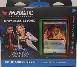 Magic the Gathering Doctor Who Commander Deck - Paradox Power Sealed MTG CCG - Image 1