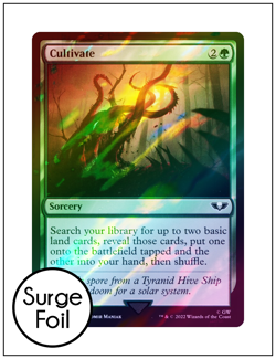 1x Cultivate, Surge Foil, Warhammer 40k, Magic MTG NM - Image 1